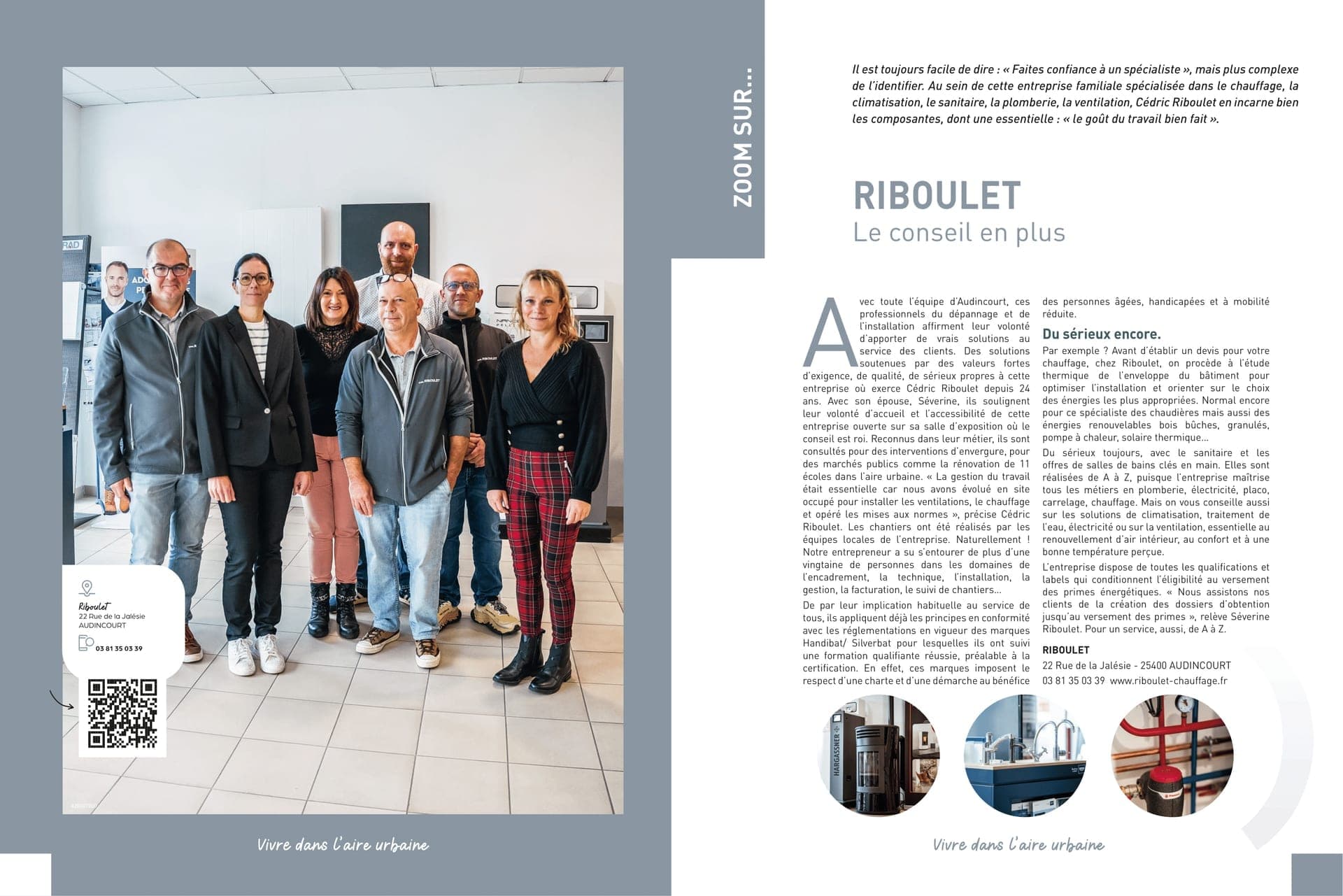 Équipe SARL Riboulet à Audincourt